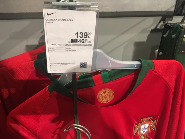 Camisola da seleção por 140 euros ? Fãs estão indignados