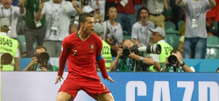MELHOR DO MUNDO É BRILHANTE. Portugal empata 3-3 com a Espanha no Mundial2018 com ‘hat-trick’ de Ronaldo