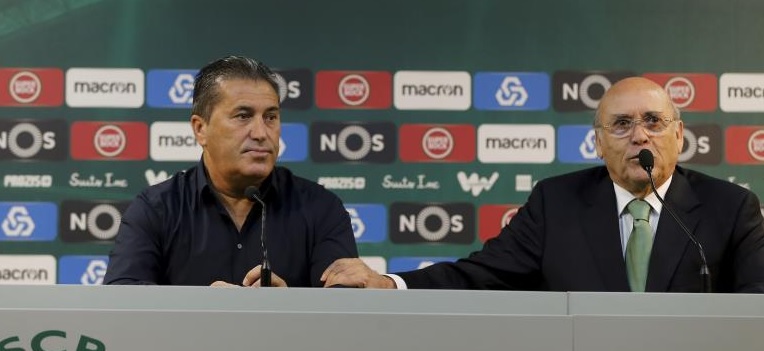 Sousa Cintra promete Sporting a lutar pelo título esta época com José Peseiro