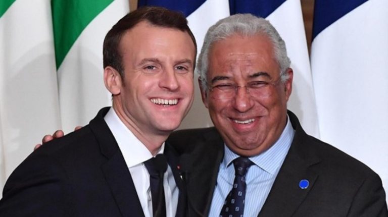 Europeias. António Costa com Emmanuel Macron e… no BHV