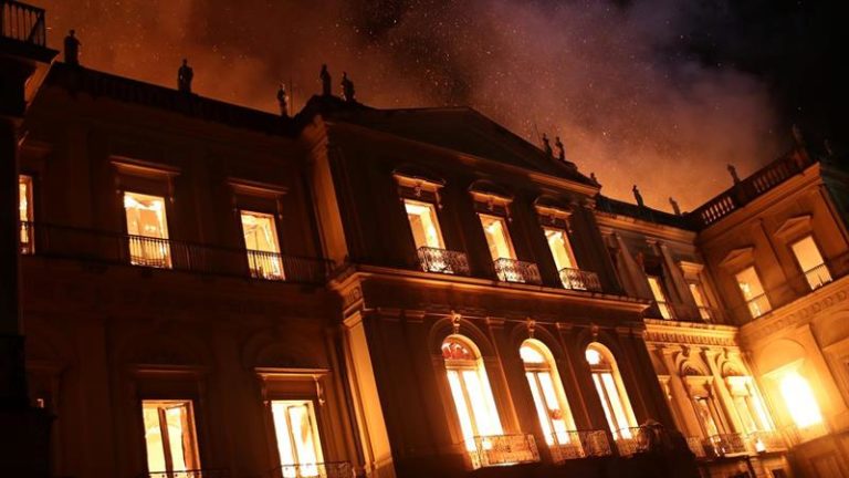 Enorme perda. Ardeu o palácio de D. João VI no Rio de Janeiro, Museu Nacional
