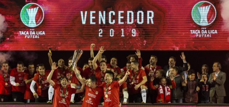Benfica revalida título da Taça da Liga de futsal ao vencer Sporting de Braga