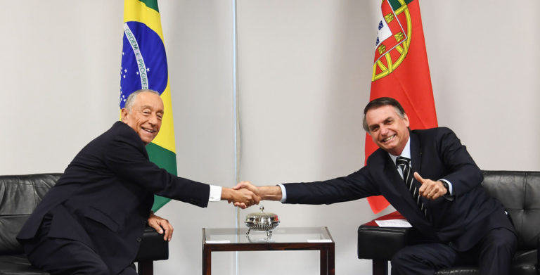Uma reunião « muito boa, entre irmãos ». Marcelo/Bolsonaro