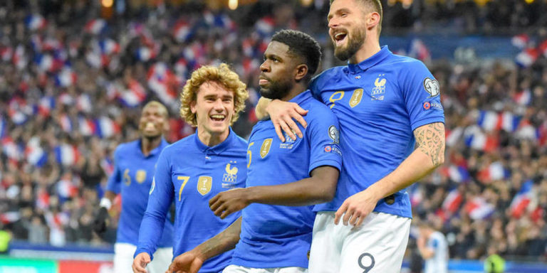 França goleia Islândia (4-0) e soma segunda vitória na qualificação para Euro2020