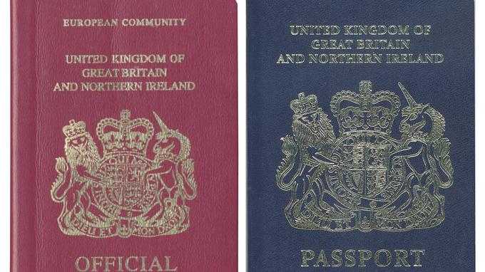 Brexit. Já há passaportes sem « União Europeia » na Grã-Bretanha