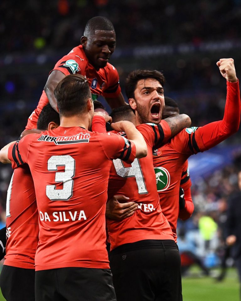 Rennes conquista Taça de França ao derrotar Paris SG por 6-5 nas grandes penalidades
