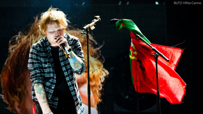 Ed Sheeran lidera o Top Nacional, depois de dois concertos em Lisboa