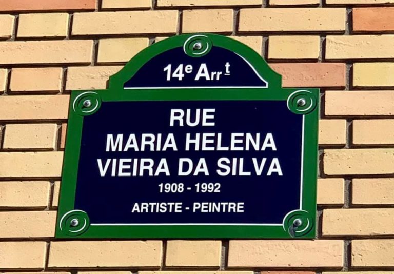 Nome de pintora Vieira da Silva une Portugal e França em rua de Paris
