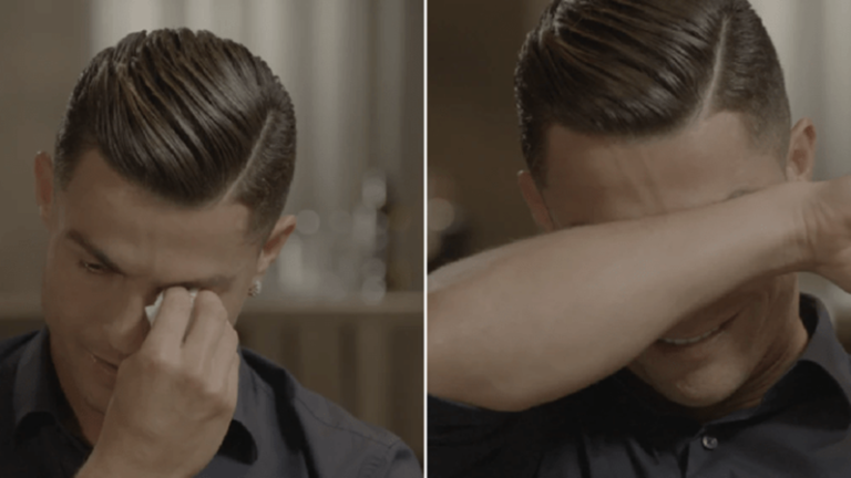 Cristiano Ronaldo desfaz-se em lágrimas após ver vídeo do pai