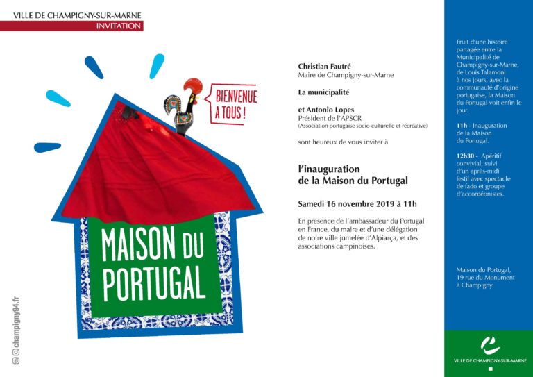 Em direto na Rádio Alfa. Inauguração da Casa de Portugal em Champigny, dia 16/11.