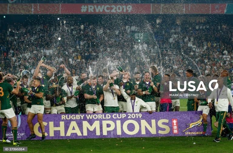 África do Sul vence Inglaterra e conquista Mundial de râguebi pela terceira vez