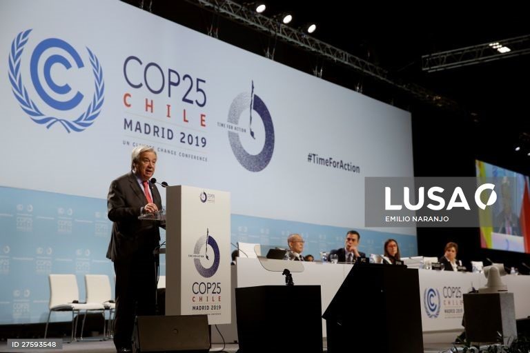 COP25: António Guterres quer países do mundo a ultrapassar divisões para salvar o planeta