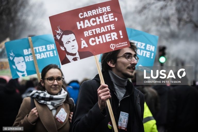 França enfrenta hoje greve generalizada contra reforma do sistema de pensões
