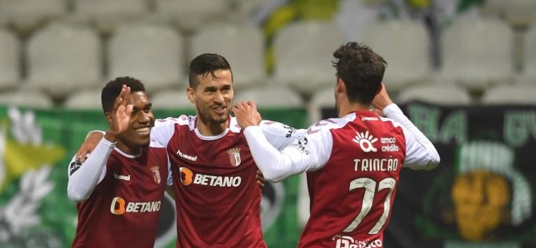 Sporting de Braga soma quarta vitória seguida e mantém quinto lugar da I Liga