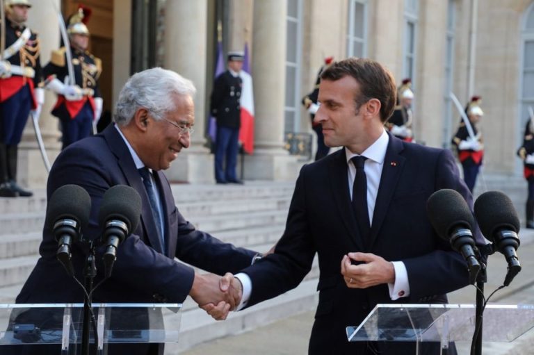 Costa na terça-feira em Paris com Macron e na Temporada Cruzada Portugal-França