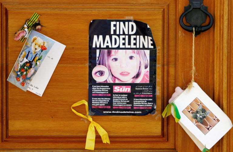 Caso Maddie McCann: polícias alemã, inglesa e portuguesa identificam suspeito