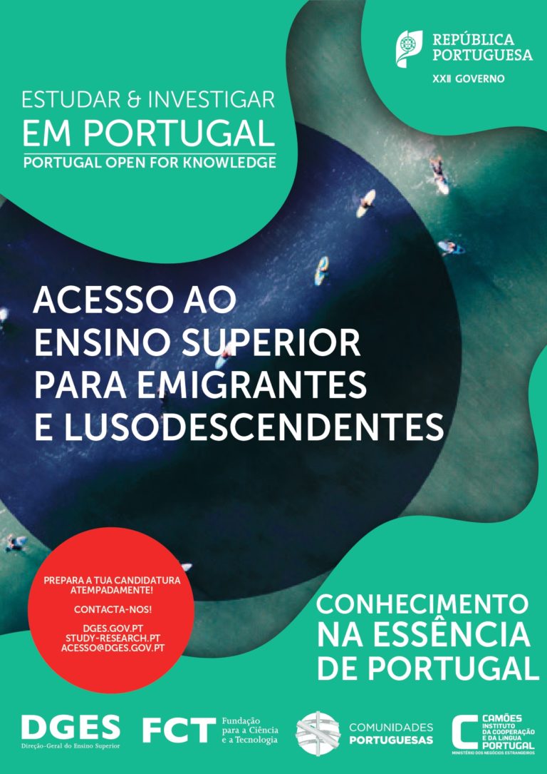 “Estudar e Investigar em Portugal 2020” – Inscrições abertas no ensino superior português para as comunidades e lusodescendentes
