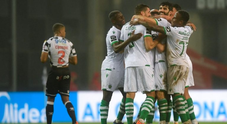 Sporting segue invicto na liderança e Sporting de Braga recupera quarto lugar