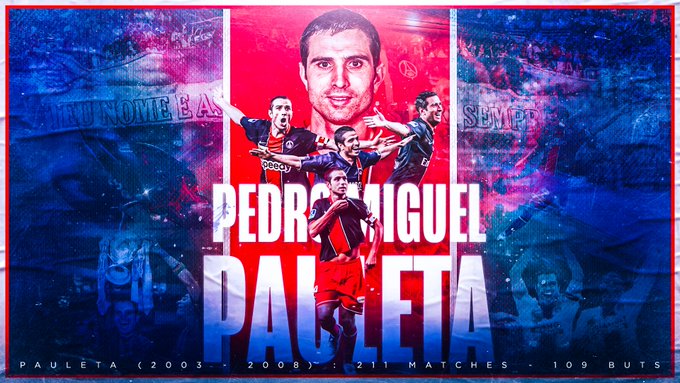 Paris Saint-Germain não esqueceu aniversário de Pedro Pauleta