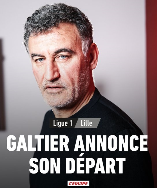 Christophe Galtier confirma saída do Lille