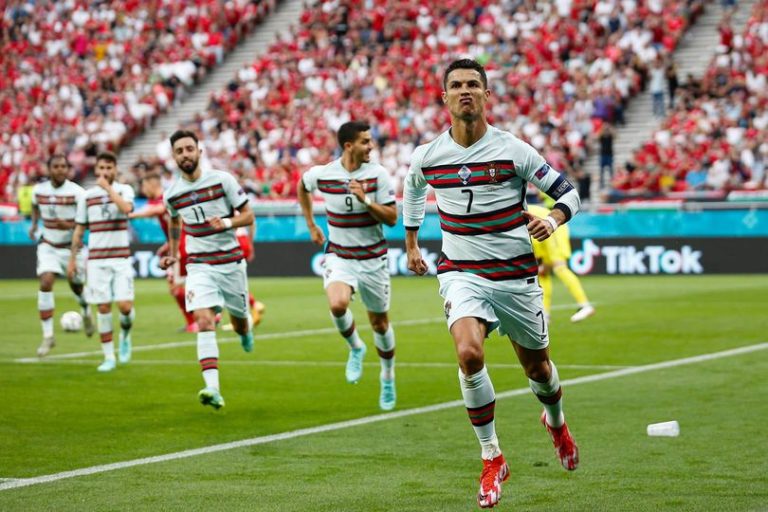 Euro2020: Ronaldo ‘bisa’ e já tem mais dois golos do que Platini em Europeus