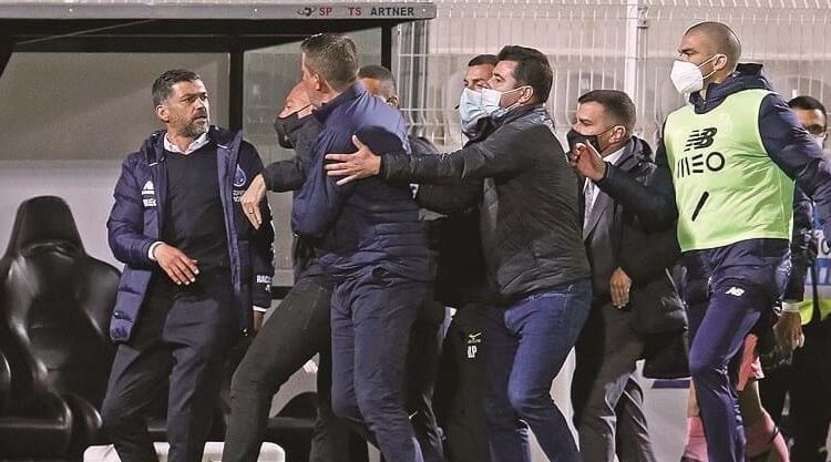 Sérgio Conceição e Paulo Sérgio suspensos após incidente em Portimão