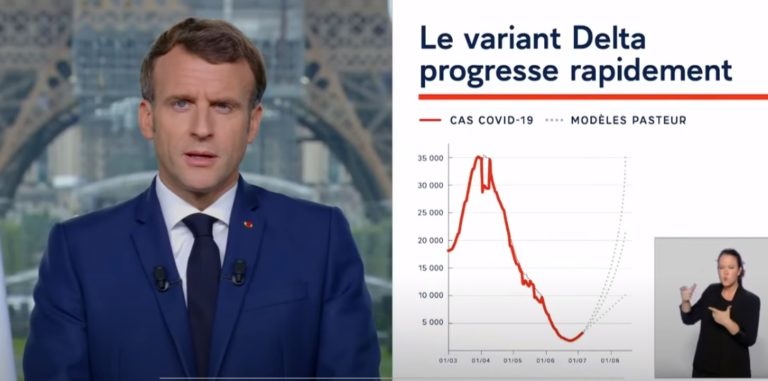 Macron anuncia vacinação obrigatória para os profissionais de saúde