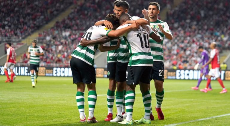 Sporting vence em Braga e lidera I Liga com Benfica