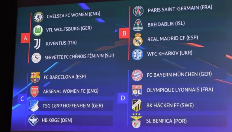 Benfica com Bayern Munique, Lyon e Häcken na fase de grupos da ‘Champions’ feminina