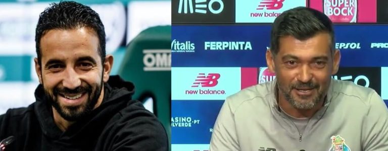 Liga dos Campeões. Rúben Amorim e Sérgio Conceição querem vencer