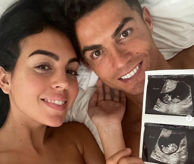 Cristiano Ronaldo e Georgina Rodríguez estão à espera de gémeos