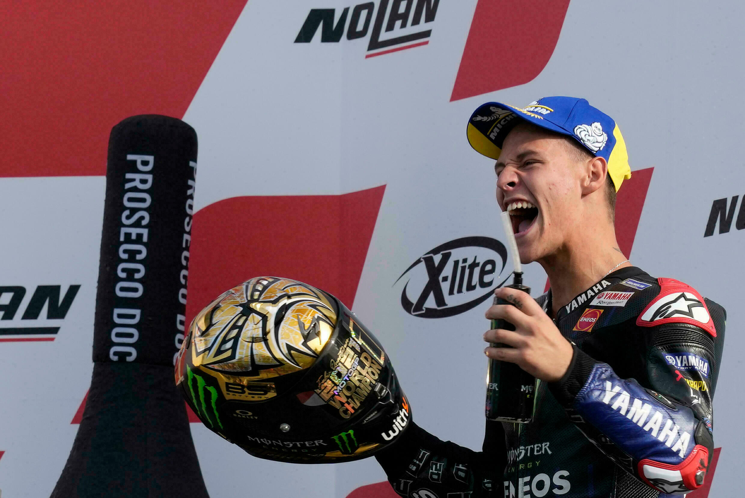 Italiano Enea Bastianini sagra-se campeão mundial de Moto2