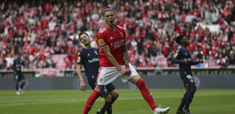 Benfica vence Belenenses SAD com ‘hat-trick’ de Darwin Núñez