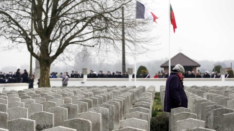Jardim de homenagem a soldados portugueses na Primeira Guerra Mundial é inaugurado em França