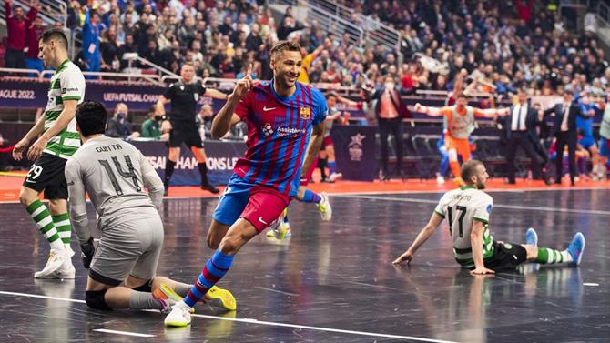 Sporting derrotado pelo FC Barcelona na final da Liga dos Campeões de futsal