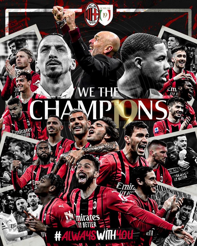 AC Milan Campeão em Itália, Manchester City em Inglaterra