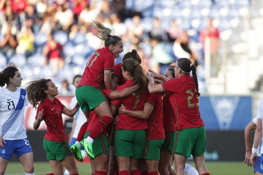 Portugal volta a vencer a Grécia na preparação para o Euro2022 de futebol feminino