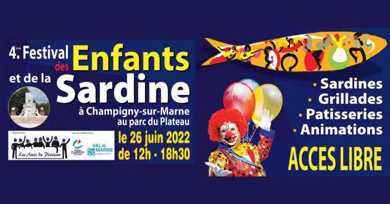 Champigny-sur-Marne. 4º Festival das crianças e das sardinhas. E também de solidariedade com os mais pobres. 26/06