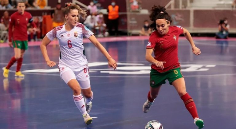 Portugal goleia Hungria e enfrenta Espanha na final do Europeu de futsal feminino