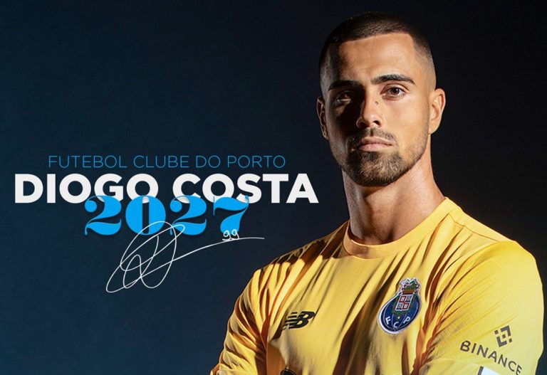 Guarda-redes Diogo Costa renova com FC Porto até 2027