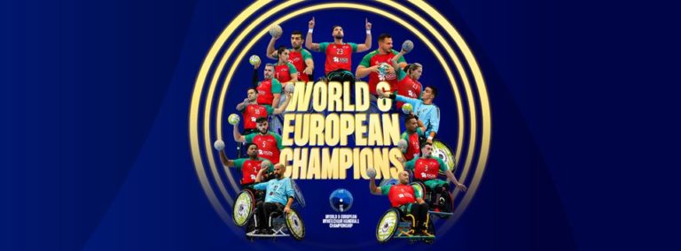Portugal é campeão mundial e europeu de andebol em cadeira de rodas