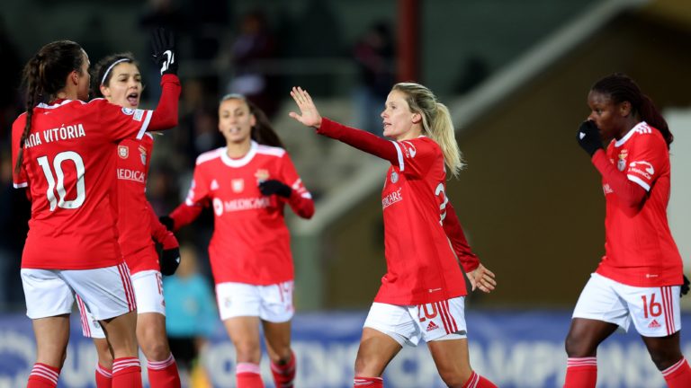 Benfica vence Rosengard na ‘Champions’ feminina e está na luta pelo apuramento