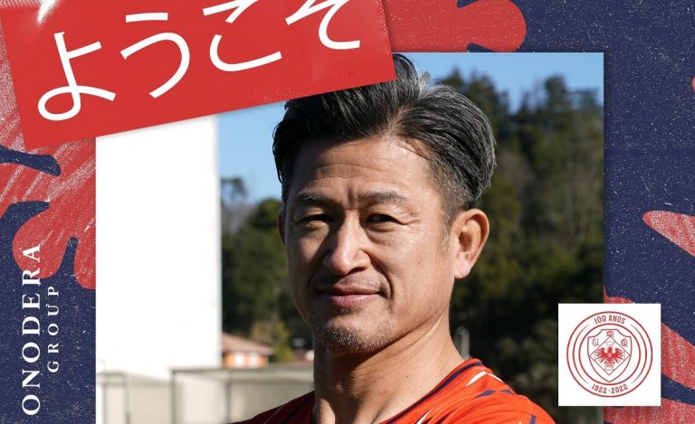 Kazuyoshi Miura, o futebolista mais velho do mundo, é reforço da Oliveirense