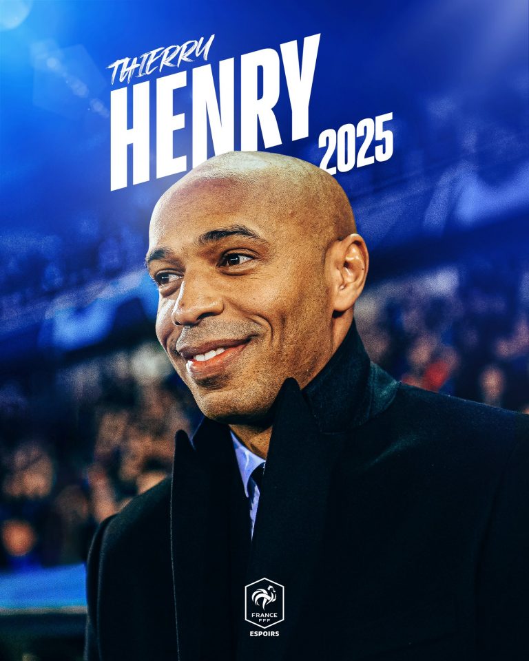 Thierry Henry nomeado treinador da seleção francesa de sub-21