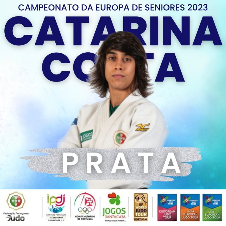 Catarina Costa repete em Montpellier vice-título europeu de judo
