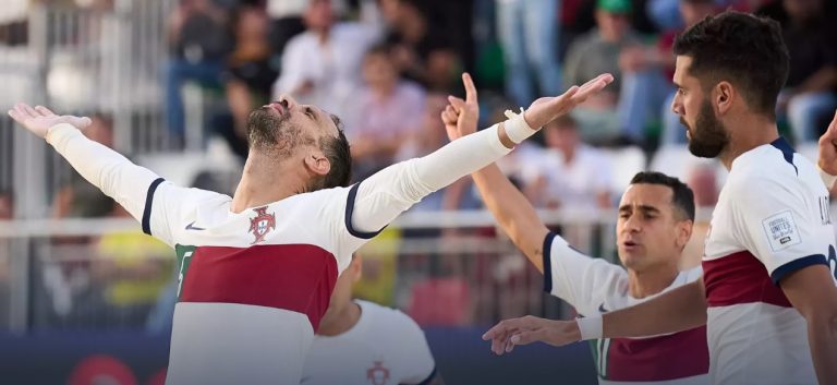 Portugal vence Omã e está nos ‘quartos’ do Mundial de futebol de praia