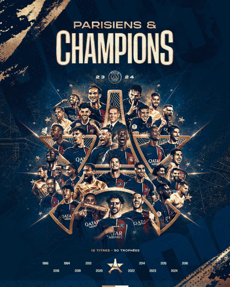 Paris Saint-Germain campeão francês no ‘sofá’ com derrota do Mónaco