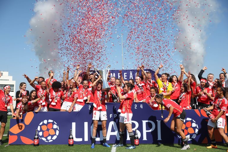 Benfica sagra-se tetracampeão português feminino de futebol