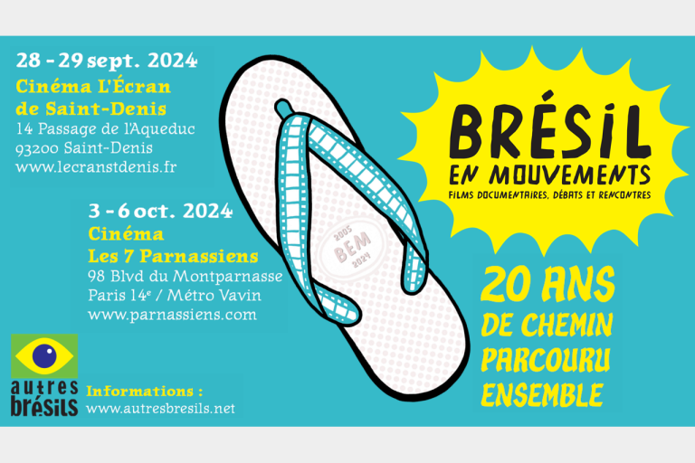 L’association Autres Brésils organise la 20e édition du festival « Brésil en Mouvements »