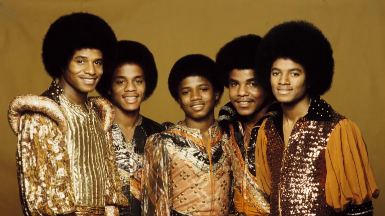 The Jackson 5, banda do `rei da pop` Michael Jackson, uma das bandas mais populares da sua época.